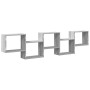Estante cubo de pared 5 compartimentos madera gris Sonoma de , Estantes y estanterías - Ref: Foro24-860000, Precio: 50,87 €, ...