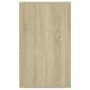 Aparador de madera contrachapada roble Sonoma 135x41x75 cm de vidaXL, Aparadores - Ref: Foro24-809596, Precio: 162,73 €, Desc...