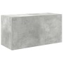 Mueble de pared baño madera ingeniería gris hormigón 60x25x30cm de , Tocadores de baño - Ref: Foro24-860061, Precio: 43,15 €,...