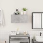 Mueble de pared baño madera ingeniería gris hormigón 60x25x30cm de , Tocadores de baño - Ref: Foro24-860061, Precio: 43,15 €,...