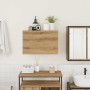 Mueble de pared baño madera ingeniería roble artisan 60x25x40cm de , Tocadores de baño - Ref: Foro24-860075, Precio: 55,32 €,...