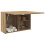 Mueble de pared baño madera ingeniería roble artisan 60x25x40cm de , Tocadores de baño - Ref: Foro24-860075, Precio: 55,32 €,...
