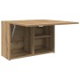 Mueble de pared baño madera ingeniería roble artisan 60x25x40cm de , Tocadores de baño - Ref: Foro24-860075, Precio: 55,32 €,...