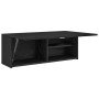 Mueble de pared de baño madera ingeniería negro 80x25x30 cm de , Tocadores de baño - Ref: Foro24-860077, Precio: 53,71 €, Des...