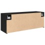 Mueble de pared de baño madera ingeniería negro 80x25x30 cm de , Tocadores de baño - Ref: Foro24-860077, Precio: 53,71 €, Des...