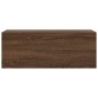Mueble de pared baño madera ingeniería roble marrón 80x25x30cm de , Tocadores de baño - Ref: Foro24-860082, Precio: 51,64 €, ...