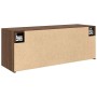 Mueble de pared baño madera ingeniería roble marrón 80x25x30cm de , Tocadores de baño - Ref: Foro24-860082, Precio: 51,64 €, ...