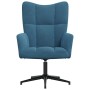 Sillón de relax de terciopelo azul en Sillones | Comprar online en Foru.es