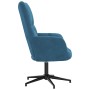Sillón de relax de terciopelo azul en Sillones | Comprar online en Foru.es