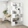 Estantería divisor de espacios blanco 100x24x188 cm de vidaXL, Librerías y estanterías - Ref: Foro24-3082071, Precio: 138,98 ...