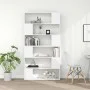 Estantería divisor de espacios blanco 100x24x188 cm de vidaXL, Librerías y estanterías - Ref: Foro24-3082071, Precio: 138,98 ...
