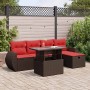 Set sofás jardín y cojines 6 pzas ratán sintético acacia negro | Foro24.es | Tu tienda online para hogar, jardín y más Foro24.es