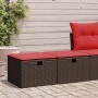 Set sofás jardín y cojines 2 pzas ratán sintético acacia marrón | Foro24.es | Tu tienda online para hogar, jardín y más Foro24.es