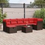 Set sofás de jardín 8 piezas y cojines ratán sintético marrón | Foro24.es | Tu tienda online para hogar, jardín y más Foro24.es
