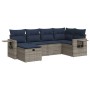 Set de muebles de jardín 6 pzas y cojines ratán sintético gris de , Conjuntos de jardín - Ref: Foro24-3325487, Precio: 468,55...