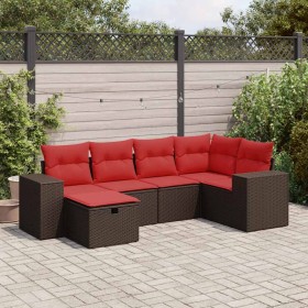 Comprar Set sofás de jardín 6 piezas y cojines