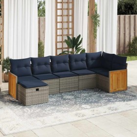 Comprar Set de sofás de jardín 7 pzas con cojines