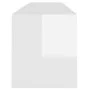 Mueble de TV madera contrachapada blanco brillo 120x30x40,5 cm de vidaXL, Muebles TV - Ref: Foro24-809581, Precio: 79,09 €, D...