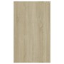 Aparador con 3 cajones contrachapado roble Sonoma 120x41x75 cm de vidaXL, Aparadores - Ref: Foro24-809614, Precio: 135,82 €, ...