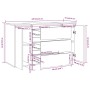 Aparador con 3 cajones contrachapado roble Sonoma 120x41x75 cm de vidaXL, Aparadores - Ref: Foro24-809614, Precio: 135,82 €, ...