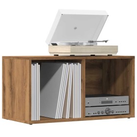 Caja de almacenaje madera ingeniería roble artisan 69,5x34x36cm de , Almacenamiento para CD y DVD - Ref: Foro24-855787, Preci...