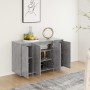 Aparador de madera contrachapada gris hormigón 120x41x75 cm de vidaXL, Aparadores - Ref: Foro24-809606, Precio: 150,03 €, Des...