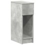 Mesilla de noche con cajón gris hormigón 20x36x60 cm de , Mesitas de noche - Ref: Foro24-858701, Precio: 43,27 €, Descuento: %