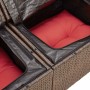 Juego Sofá Jardín 6 Piezas con Cojines Marrón Poli Ratán Acacia | Foro24.es | Tu tienda online para hogar, jardín y más Foro24.es