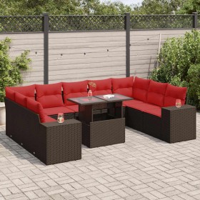 Comprar Juego Sofá Jardín 10Piezas con Cojines