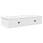 Estante de pared con cajones de madera contrachapada blanco de , Estantes y estanterías - Ref: Foro24-859950, Precio: 64,12 €...