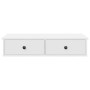 Estante de pared con cajones de madera contrachapada blanco de , Estantes y estanterías - Ref: Foro24-859950, Precio: 64,12 €...