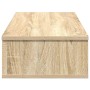 Estante de pared con cajones madera contrachapada roble sonoma de , Estantes y estanterías - Ref: Foro24-859952, Precio: 52,0...