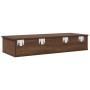 Estante de pared con cajones madera contrachapada roble marrón de , Estantes y estanterías - Ref: Foro24-859965, Precio: 66,5...