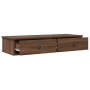 Estante de pared con cajones madera contrachapada roble marrón de , Estantes y estanterías - Ref: Foro24-859965, Precio: 66,5...