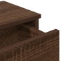Estante de pared con cajones madera contrachapada roble marrón de , Estantes y estanterías - Ref: Foro24-859965, Precio: 66,5...