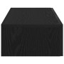 Estante de pared con cajones de madera contrachapada negro de , Estantes y estanterías - Ref: Foro24-859978, Precio: 71,12 €,...