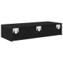 Estante de pared con cajones de madera contrachapada negro de , Estantes y estanterías - Ref: Foro24-859978, Precio: 71,12 €,...