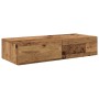 Estante de pared con cajones madera contrachapada madera vieja de , Estantes y estanterías - Ref: Foro24-859984, Precio: 63,9...