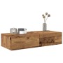 Estante de pared con cajones madera contrachapada madera vieja de , Estantes y estanterías - Ref: Foro24-859984, Precio: 63,9...