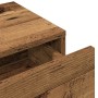 Estante de pared con cajones madera contrachapada madera vieja de , Estantes y estanterías - Ref: Foro24-859984, Precio: 63,9...
