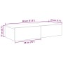 Estante de pared con cajones madera contrachapada madera vieja de , Estantes y estanterías - Ref: Foro24-859984, Precio: 63,9...