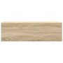 Mueble de pared baño madera ingeniería roble sonoma 100x25x30cm de , Tocadores de baño - Ref: Foro24-860096, Precio: 64,01 €,...