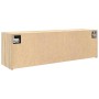 Mueble de pared baño madera ingeniería roble sonoma 100x25x30cm de , Tocadores de baño - Ref: Foro24-860096, Precio: 64,01 €,...