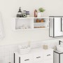 Mueble de pared de baño madera ingeniería blanco 100x25x30 cm de , Tocadores de baño - Ref: Foro24-860094, Precio: 65,76 €, D...