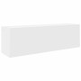 Mueble de pared de baño madera ingeniería blanco 100x25x30 cm de , Tocadores de baño - Ref: Foro24-860094, Precio: 65,76 €, D...