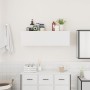 Mueble de pared de baño madera ingeniería blanco 100x25x30 cm de , Tocadores de baño - Ref: Foro24-860094, Precio: 65,76 €, D...