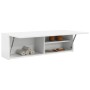 Mueble de pared de baño madera ingeniería blanco 100x25x30 cm de , Tocadores de baño - Ref: Foro24-860094, Precio: 65,76 €, D...