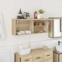 Mueble de pared baño madera ingeniería roble sonoma 100x25x40cm de , Tocadores de baño - Ref: Foro24-860105, Precio: 81,45 €,...