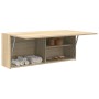 Mueble de pared baño madera ingeniería roble sonoma 100x25x40cm de , Tocadores de baño - Ref: Foro24-860105, Precio: 81,45 €,...