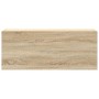 Mueble de pared baño madera ingeniería roble sonoma 100x25x40cm de , Tocadores de baño - Ref: Foro24-860105, Precio: 81,45 €,...
